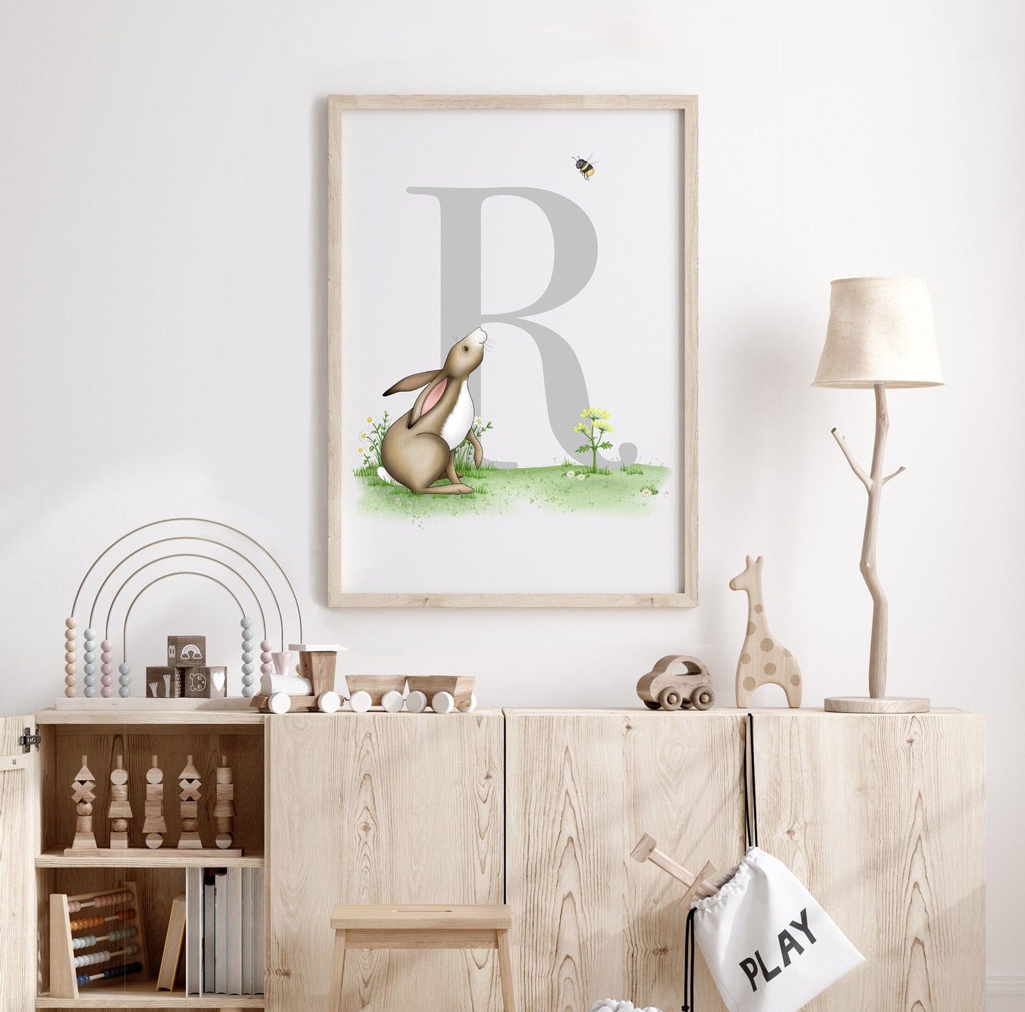 Hare Initial Print